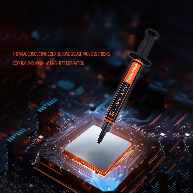 TUMMASTER D-9 (incl. Spatula,2g/4g Box) Ultimate Performance Thermal Paste for Computer Manufacturing, Ideal for IC/Processor/CPU/GPU/All Coolers (2/4 Grams) (2, Grams) - Image 5